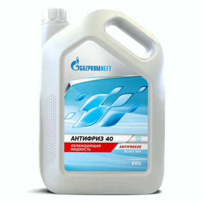 Охлаждающая жидкость Gazpromneft Antifreeze 40, канистра 4,775 кг Охлаждающая жидкость Gazpromneft Antifreeze 40, канистра 4,775 кг