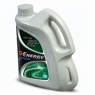 G-Energy Antifreeze NF 40, 5 л – охлаждающая жидкость с защитой до -40°C G-Energy Antifreeze NF 40, 5 л – охлаждающая жидкость с защитой до -40°C