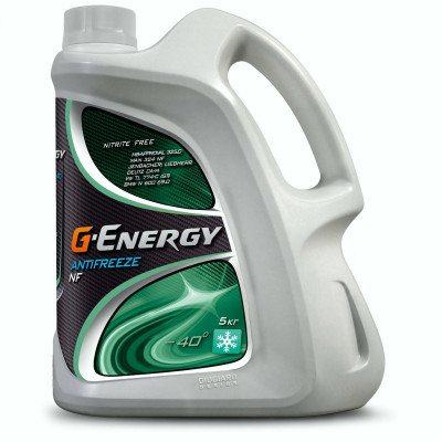 G-Energy Antifreeze NF 40, 5 л – охлаждающая жидкость с защитой до -40°C G-Energy Antifreeze NF 40, 5 л – охлаждающая жидкость с защитой до -40°C