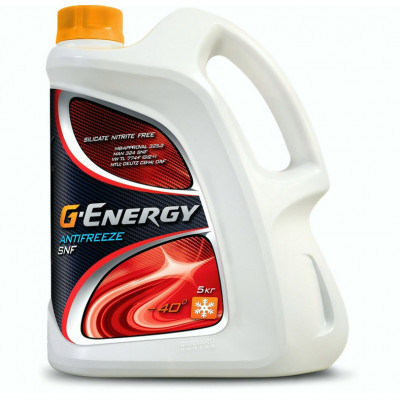 G-Energy Antifreeze SNF 40, 5 л — готовая охлаждающая жидкость G-Energy Antifreeze SNF 40, 5 л — готовая охлаждающая жидкость