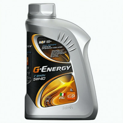 Моторное масло G-Energy F Synth 5W-40, 4 л, синтетика Моторное масло G-Energy F Synth 5W-40, 4 л, синтетика