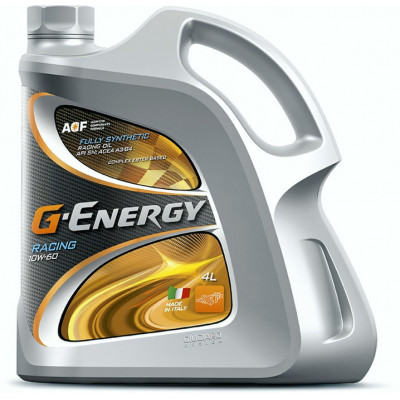 G-Energy Racing 10W-60: синтетическое моторное масло 4 л G-Energy Racing 10W-60: синтетическое моторное масло 4 л