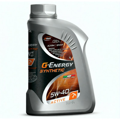 G-Energy Synthetic Active 5W-40, 1 л — синтетическое моторное масло G-Energy Synthetic Active 5W-40, 1 л — синтетическое моторное масло