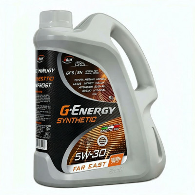 Моторное масло G-Energy Synthetic Far East 5W-30, 5 л Моторное масло G-Energy Synthetic Far East 5W-30, 5 л
