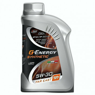 G-Energy Synthetic Far East 5W-20 в канистре 1 л — синтетическое масло G-Energy Synthetic Far East 5W-20 в канистре 1 л — синтетическое масло