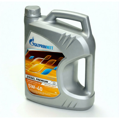 Моторное масло Gazpromneft Diesel Premium 5W-40, 5 л Моторное масло Gazpromneft Diesel Premium 5W-40, 5 л