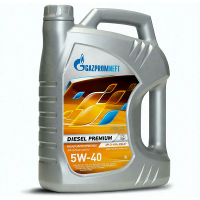 Моторное масло Gazpromneft Diesel Premium 5W-40, 5 л Моторное масло Gazpromneft Diesel Premium 5W-40, 5 л