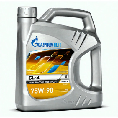 Масло трансмиссионное Gazpromneft GL-4 75W-90, 4 л, полусинтетика Масло трансмиссионное Gazpromneft GL-4 75W-90, 4 л, полусинтетика