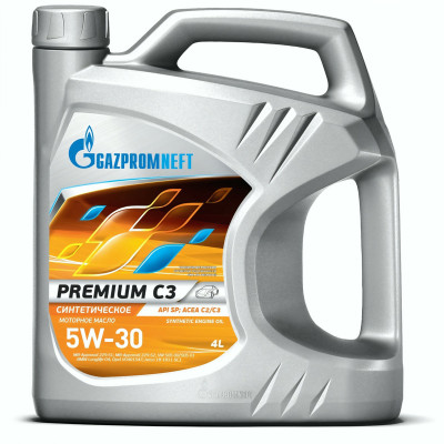 Gazpromneft Premium C3 5W-30 4 л — синтетическое моторное масло Gazpromneft Premium C3 5W-30 4 л — синтетическое моторное масло