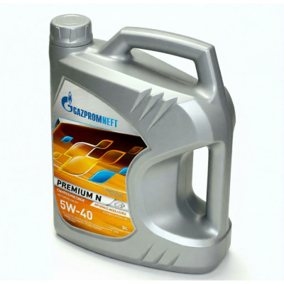 Масло моторное Gazpromneft Premium N 5W-40, 5 л, синтетика Масло моторное Gazpromneft Premium N 5W-40, 5 л, синтетика