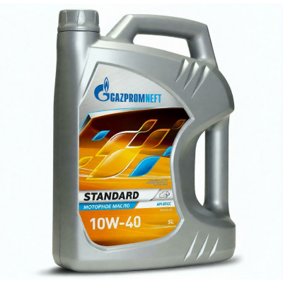 Моторное масло Gazpromneft Standard 10W-40, 5 л, полусинтетика Моторное масло Gazpromneft Standard 10W-40, 5 л, полусинтетика