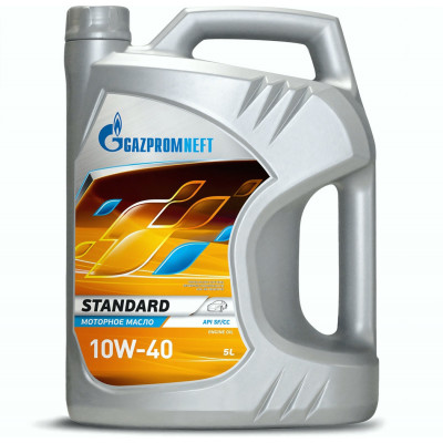 Моторное масло Gazpromneft Standard 10W-40, 5 л, полусинтетика Моторное масло Gazpromneft Standard 10W-40, 5 л, полусинтетика