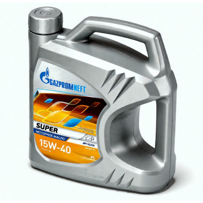 Моторное масло Gazpromneft Super 15W-40 4 л минеральное Моторное масло Gazpromneft Super 15W-40 4 л минеральное