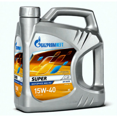 Моторное масло Gazpromneft Super 15W-40 4 л минеральное Моторное масло Gazpromneft Super 15W-40 4 л минеральное