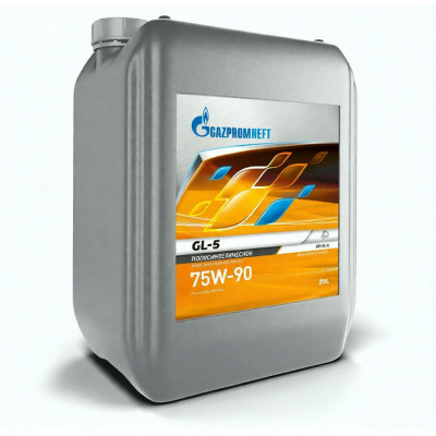 Трансмиссионное масло Gazpromneft GL-5 75W-90, 20 л, полусинтетическое Трансмиссионное масло Gazpromneft GL-5 75W-90, 20 л, полусинтетическое