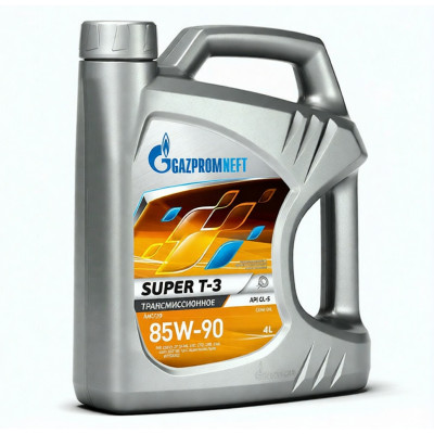 Масло трансмиссионное Gazpromneft Super T-3 85W-90, 4 л Масло трансмиссионное Gazpromneft Super T-3 85W-90, 4 л