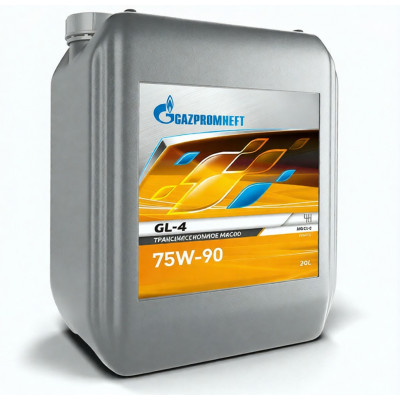Масло трансмиссионное Gazpromneft GL-4 75W-90 в канистре 20 л Масло трансмиссионное Gazpromneft GL-4 75W-90 в канистре 20 л