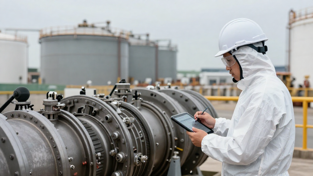 Детальная схема компрессорной станции сжиженного газа