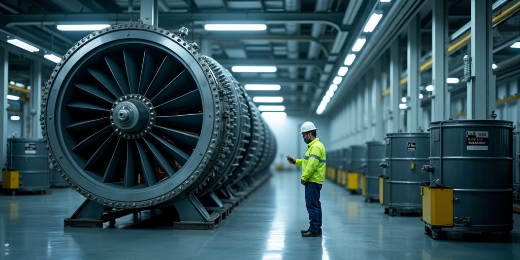 Газовая турбина и система маслоснабжения на электростанции